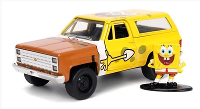 Model Car - 1:32 SpongeBob 1980 Chevy K5 Blazer