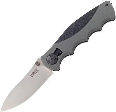CRKT Monashee Folding Pocket Knife Black Polymer [3.625" Satin 8Cr13Mov] Drop Point 2842