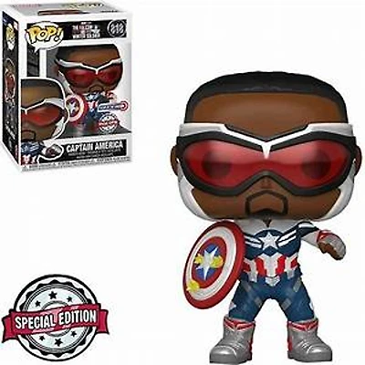 Pop! Falcon & Winter Soldier Captain America #818 Vinyl Figure