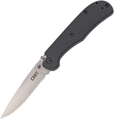 CRKT Offbeat II Folding Knife Black GRN [3.20" Satin 8Cr13MoV] Drop Point