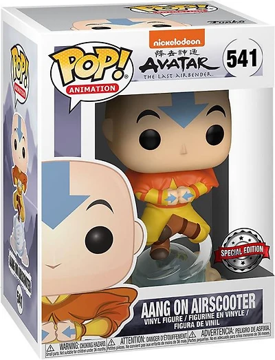 Pop! Avatar: The Last Airbender Aang on Airscooter (SPECIAL EDITION) #541 Vinyl Figure