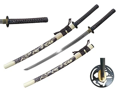 Geisha Warrior Natural Scabbard Samurai Sword Handmade (1045 Carbon Steel) Sharp