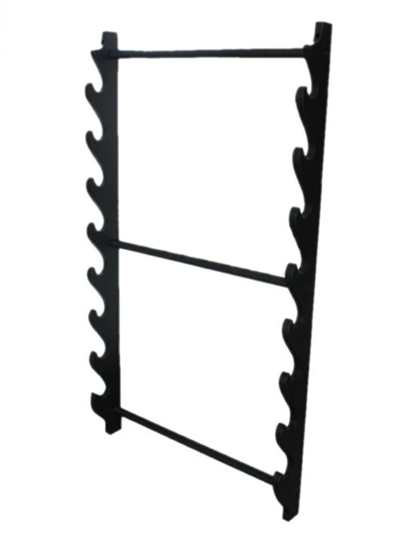 8 Holder Samurai Sword Wall Stand 39.5" H x 17.5" W