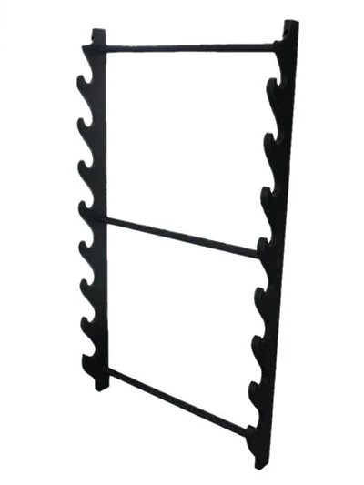 8 Holder Samurai Sword Wall Stand 39.5" H x 17.5" W