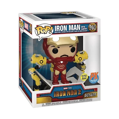 Pop! Iron Man 2 MKIV w/ Gantry 6" Super Sized #905 (Glow In The Dark) Vinyl Figure PX Previews Exclusive