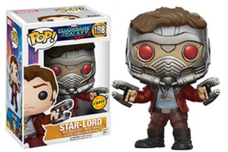 Pop! Guardians of the Galaxy Vol. 2 Star Lord #198 Vinyl Figure Chase