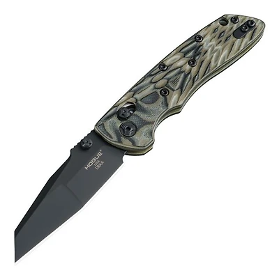 Hogue Knives Deka Manual Folder Wharncliffe [Green] G-10 (3.25" Black CPM 20CV) 24268