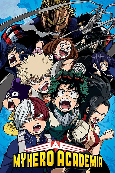 My Hero Academia Group Cobalt Blast Anime Poster
