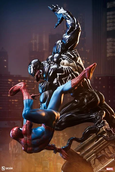 Marvel Spider-Man vs. Venom Maquette Sideshow Collectibles Statue