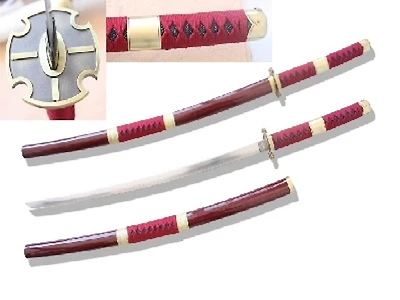One Piece Zoro (Red) Samurai Sword (Metal)