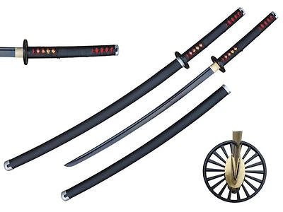Demon Slayer Anime (Tanjiro) Katana Sword (Carbon Steel) Sharp