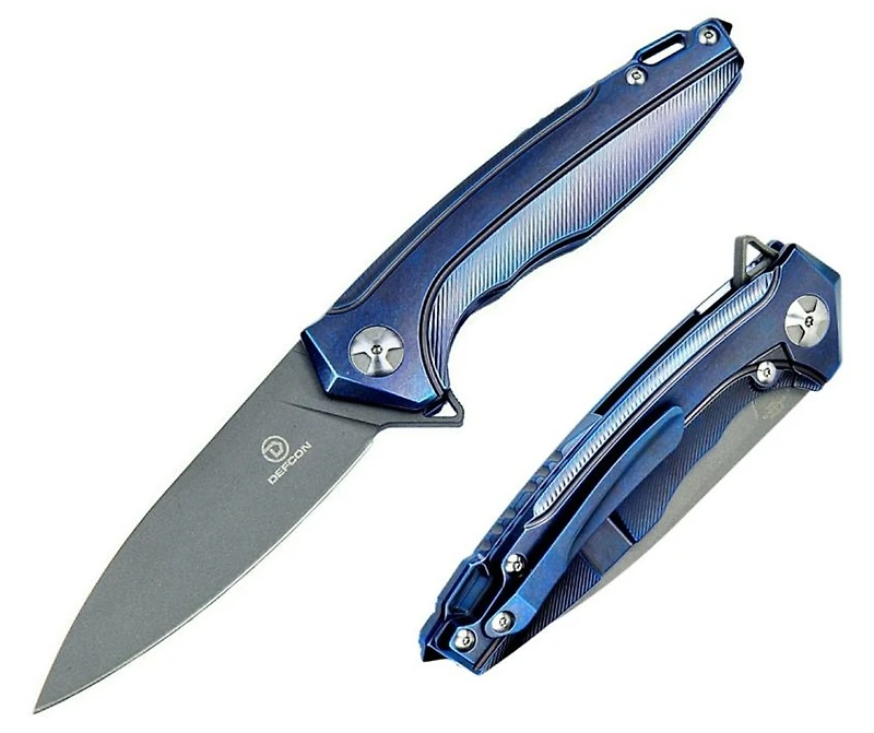 DEFCON Kabuto Titanium Handle Folding Knife [S35VN] TF5288