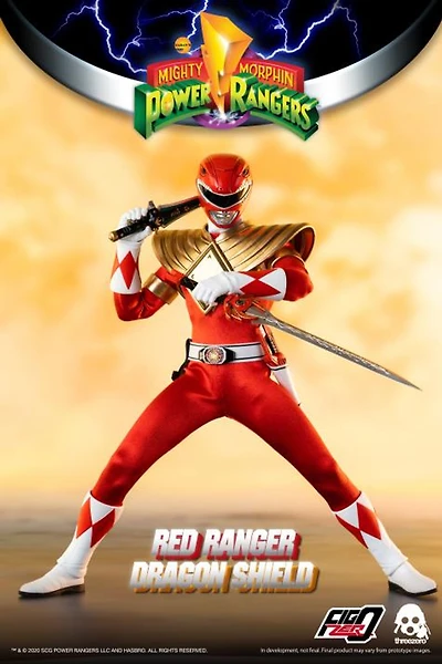 Action Figure - Power Ranger (Dragon Shield Red Ranger) Mighty Morphin [Sixth Scale] Figure