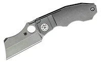 Stovepipe Knife Titanium (2.80" Stonewash 20CV) Spyderco C260TIP