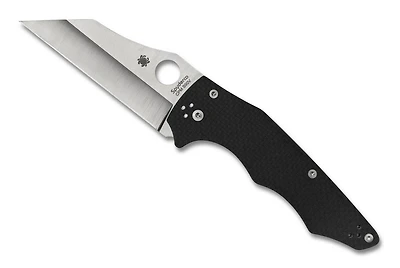 Yojumbo Plain Edge Carbon Fiber  [4.00" Satin S90V] Spyderco C253CFP