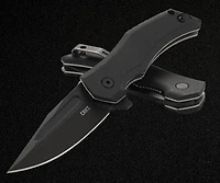 CRKT - Fawkes Linerlock A/O Blackout Pocket Knife (2.74" D2)