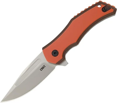 CRKT - Fawkes Linerlock A/O Orange Pocket Knife (2.75" Bead Blast)