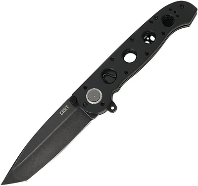 CRKT - M16 Deadbolt Lock A/O Tanto Pocket Knife (3.89" Black Stonewash D2) M16-04DB