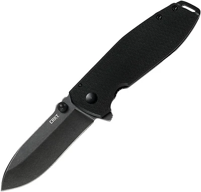 CRKT - Squid XM Black Pocket Knife (3.00" Black Stonewash D2)