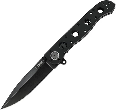 CRKT - M16 Deadbolt Lock Spear Point Pocket Knife (3.50" Black Stonewash D2) M16-03DB