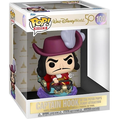 Funko POP Ride - Captain Hook on Peter Pan's Flight Ride "Walt Disney World 50th Anniversary" [109]