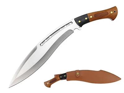 Full Tang Tactical Kukri with Wood Handle (18.5")