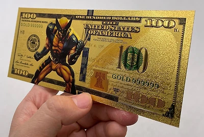Marvel (Wolverine) Souvenir Coin Banknote