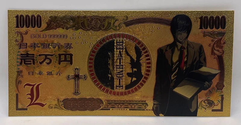 Death Note Anime (Light Yagami) Souvenir Coin Banknote