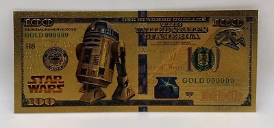 Star Wars (R2D2) Souvenir Coin Banknote