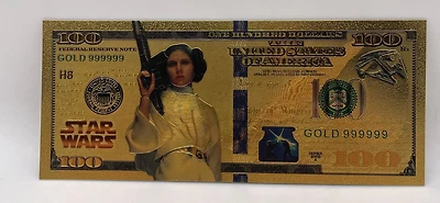 Star Wars (Princess Leia) Souvenir Coin Banknote