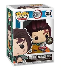 Funko POP Chase - Tanjiro with Flaming Blade "Demon Slayer" Special Edition [874]