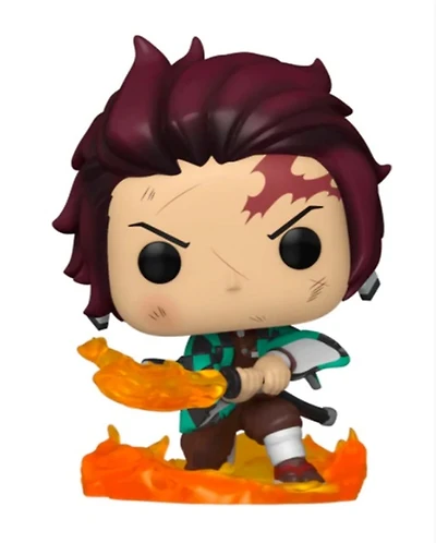 Funko POP - Tanjiro with Flaming Blade "Demon Slayer" Special Edition [874]