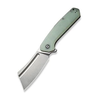CIVIVI Bullmastiff Knife Natural Jade G-10 (3.83" Stonewashed 9Cr18MoV) C2006E