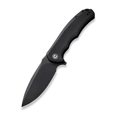 CIVIVI Praxis Knife Black Coarse Micarta (3.75" Black 9Cr18MoV) C803G