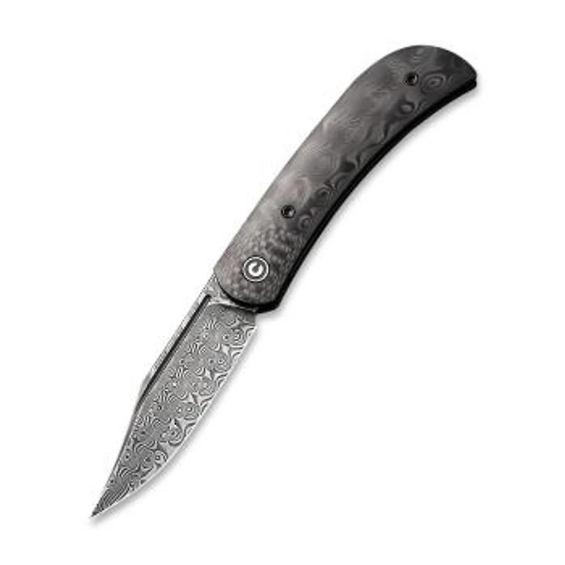 CIVIVI Appalachian Drifter 2 Knife Black Rose Carbon Fiber (2.96" Damascus) C19010C-DS3