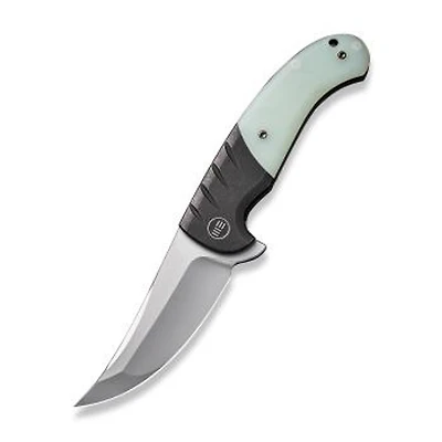 WE Curvaceous Knife Black Titanium + Natural G-10  (3.70" Bead Blasted 20CV) WE20012-3