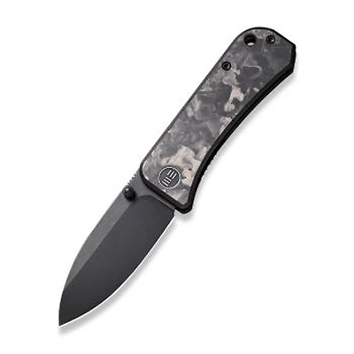 WE Banter Thumb Stud Knife Marble Carbon Fiber (2.9" Black Stonewashed S35VN) 2004H