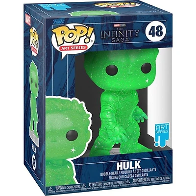 Funko POP (Artist's Series) - Hulk Green "Avengers Infinity Saga" w/ Case Protector [48]