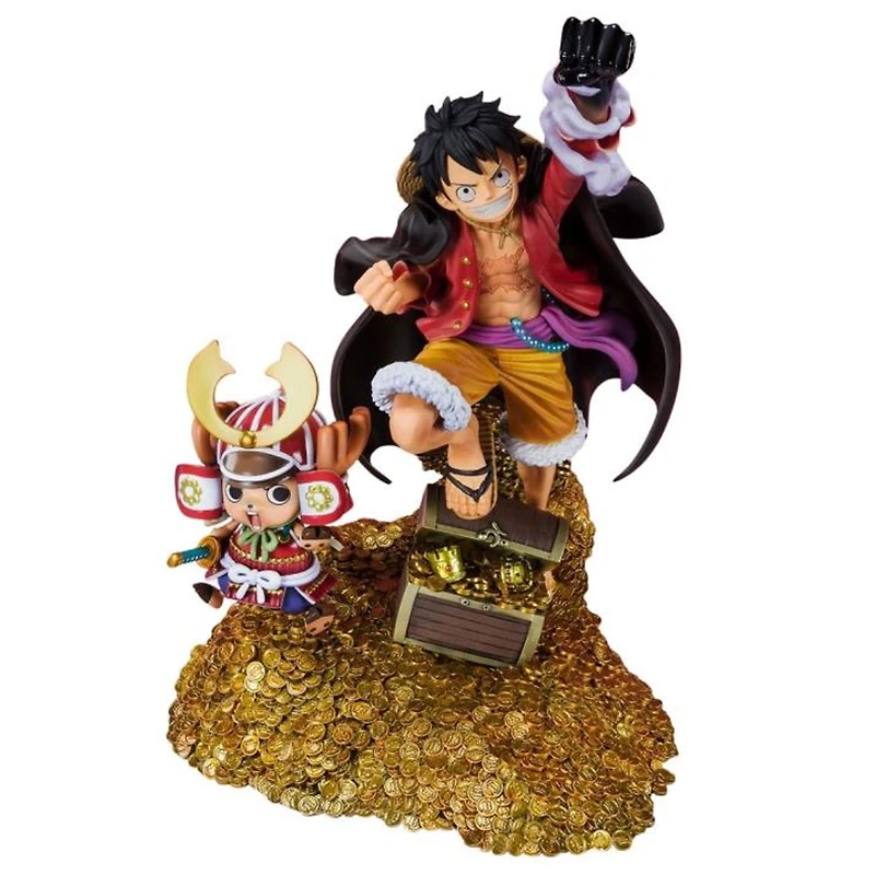 Figure Bandai - Monkey D. Luffy  - "One Piece" Commemorative  Eiichiro Oda  Illustration "DAIKAIZOKU HYAKKEI" Bandai Spirits Figuarts ZERO