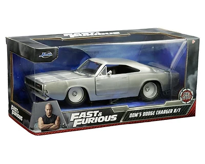 Model Car - 1:24 F&F Dom’s Dodge Charger R/T (Raw Metal)