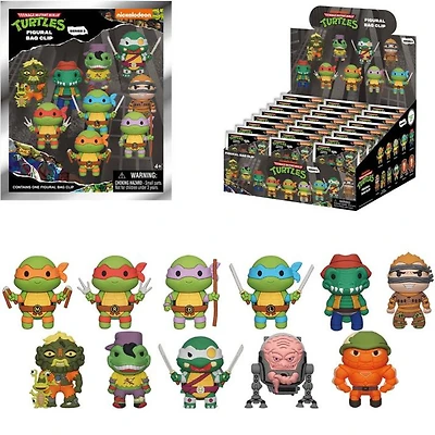 3D Foam Key Ring - TMNT Retro (Series 3) [1 Random Bag]