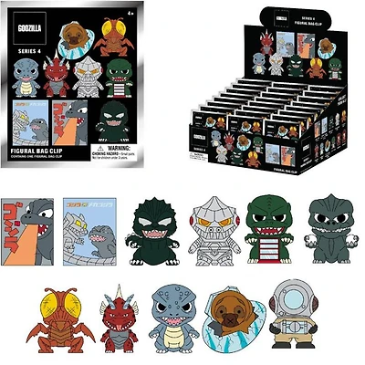 3D Foam Key Ring - Godzilla (Series 4) [1 Random Bag]