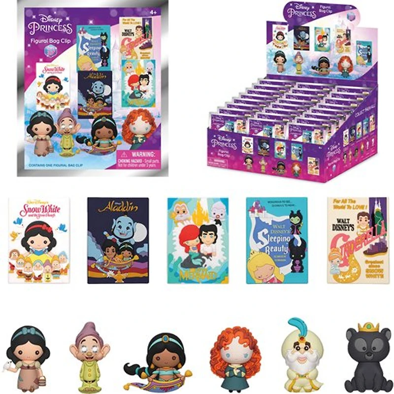 3D Foam Key Ring - Disney Princess (Series 37) [1 Random Bag]