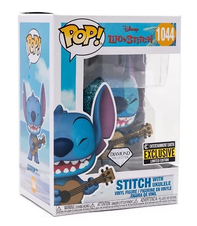 Funko Pop Lilo & Stitch Ukulele Diamond Glitter EE Exclusive [1044]