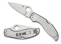 UpTern Lock Back Knife Stainless Steel (2.90 Satin 8Cr13MoV) Spyderco C261P