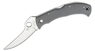 Massad Ayoob Sprint Run Gray G-10 (3.69 Satin Cru-Wear) Spyderco C60GPGY