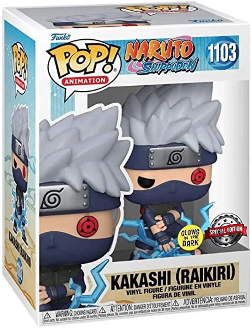 Funko POP - Naruto Shippuden Kakashi (Raikiri) Glow-in-The-Dark [1103] (SPECIAL EDITION)