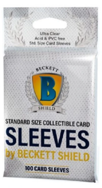 Card Accessory - Standard Card Sleeves 100ct (Beckett Shield Sleeves)