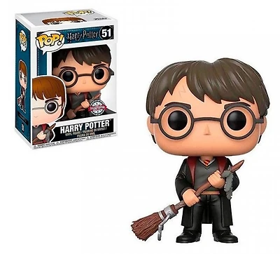 Funko POP - Harry Potter with Firebolt [51] (SPECIAL EDITION)