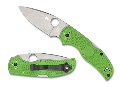 Native 5 Plain Salt Green FRN [3.00" Satin LC200N] Spyderco C41PGR5